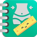 weight and measures tracker android application logo